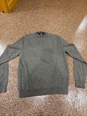 The Men's Store Olive Crewneck Sweater